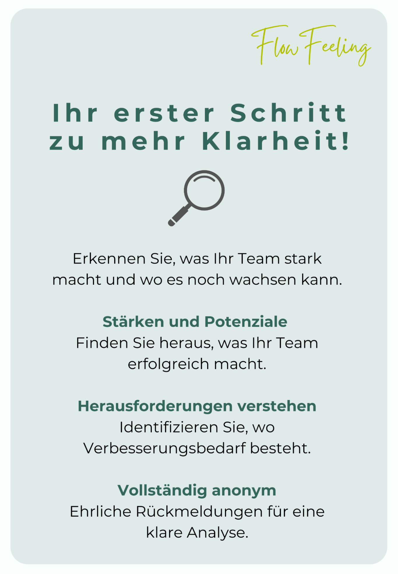 FlowFeeling - Anonyme Teamdiagnostik